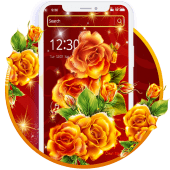 Beautiful Red Yellow Flower Theme? Apk