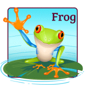 Funny Cute Green Frog Theme Apk