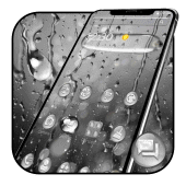 Cool Glossy Black Glass Theme Apk