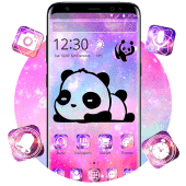 Lazy Galaxy Panda Theme Apk