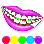 Glitter Lips Coloring Game Apk