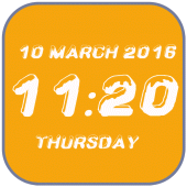 Snow digital clock Apk