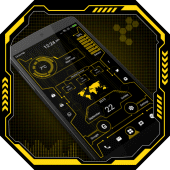 Futuristic Launcher 2, Applock Apk