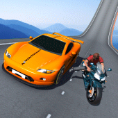 Car vs. Heavy Bike Racing Apk