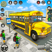 City School Bus Driving Sim:3D Apk