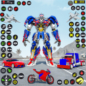 Flying Car Robot Fighting Game Apk