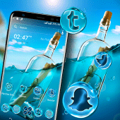 Message in a Bottle Sea Theme Apk