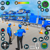 US Police Car Transport Game Apk