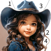 Memory Color - Paint by Number Apk