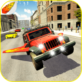 Flying Jeep Simulator 3D - Tourist Driver Apk