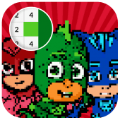 Moonlight Hero Mask Number Coloring Books Apk