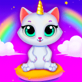 Unicorn Cat Princess Baby Game Apk