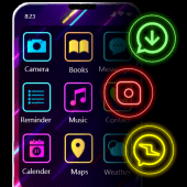 Neon Icon Designer & Changer Apk