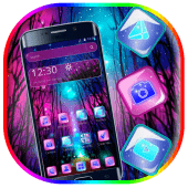 Neon starry theme Apk