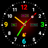 Neon Digital Clock Apk