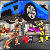 Robot Car Mechanic Workshop Ga Apk