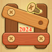 Nuts & Bolts Screw Wood Puzzle Apk