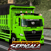 Bussid mod truk suara serigala Apk