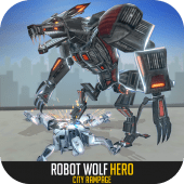 Robot Wolf Hero: City Rampage Apk