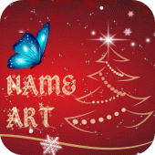 Christmas Card Name Art Maker Apk