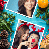 Christmas Dual Photo Frames Apk