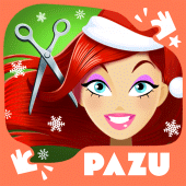 Girls Hair Salon Christmas Apk