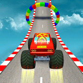 Mountain Gear Race 3D Monster Truck Stunts Apk