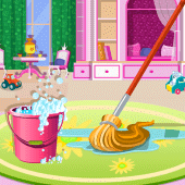 Messy Home Cleanup Doll House Apk