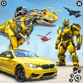 Dino Robot Transform War Game Apk