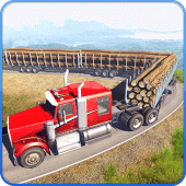 Long Trailer Truck Wood Cargo Apk