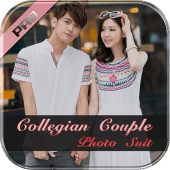 Collegian Couple Photo Suit Apk