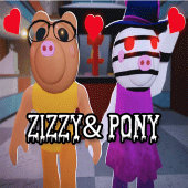 Piggy JumpScare !! Zizzy&Pony Apk