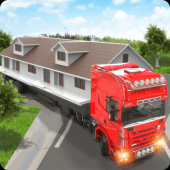 City House builder Home Transporter Truck Game Apk