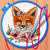 Cross Stitch Coloring Art Apk