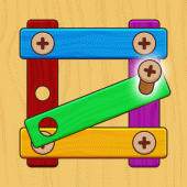 Wood Nuts & Bolts Screw Apk