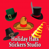 Holiday Hats Stickers Studio To Make Holiday Dress Apk