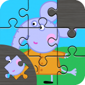 Jigsaw Puzzle For pepa & Pig Game Apk