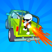 Road Rage Merge: Car Shooting Apk