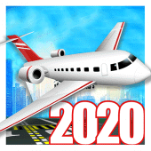 Airplane simulator 2020 aircraft flying 3d sim Apk