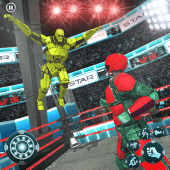 Real Ring Superhero Futuristic Robot Fighting Game Apk