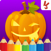 Kids coloring book halloween Apk