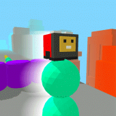 Shooting Cube - Parkour Ball Apk