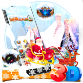 Snow Christmas Santa Gravity Theme Apk