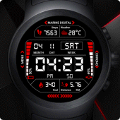 Marine Digital 2 Watch Face Apk