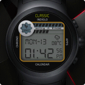 Retro Digital Watch Face & Clock Live Wallpaper Apk