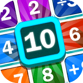 Merge 10-logical number puzzle Apk