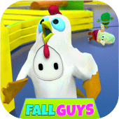 Silly Fall Race Guys Mobile Game - Silly Race Game Apk