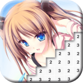 Manga Color by Number: Anime Pixel Art Apk