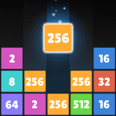 Drop Number : Neon 2048 Apk