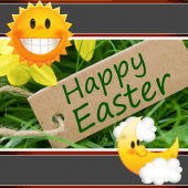 Happy Easter Clock-Weather Apk